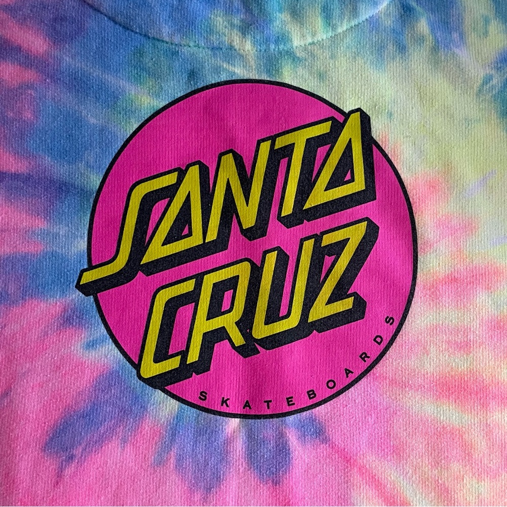 Santa Cruz tie-dye sweatshirt hoodie